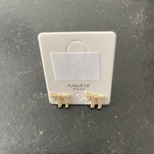 Boucles d'Oreilles Plaqué Or Haï