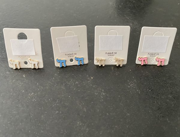 Boucles d'Oreilles Plaqué Or Haï