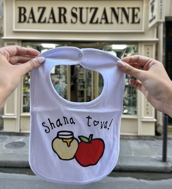 331d4773-c96f-4e87-9cc1-130a229acf35 Bavoir bébé Shana Tova