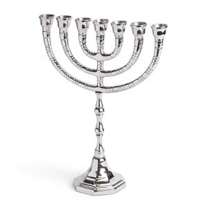 Menorah 7 branches 28 cm de hauteur
