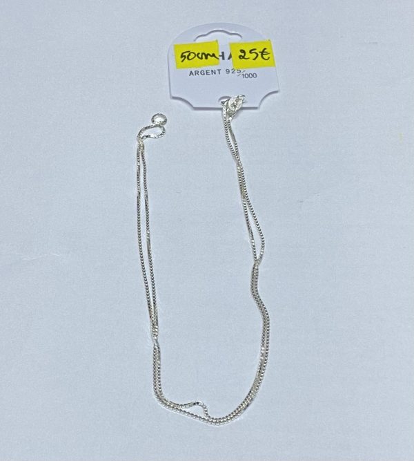 Chaine argent 50cm
