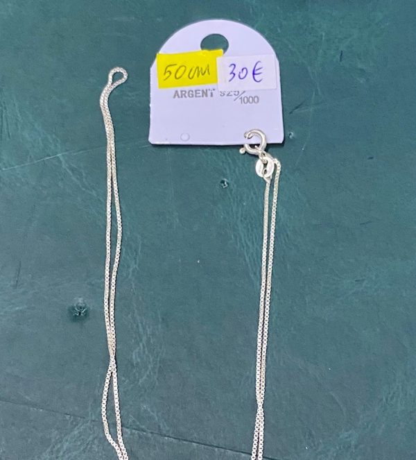 Chaine argent 50cm