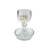 verre a kidouch cristal Boré Péri Aguéfène  בורא פרי הגפן 