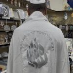Talith Coton Brodé  argent Flamme 