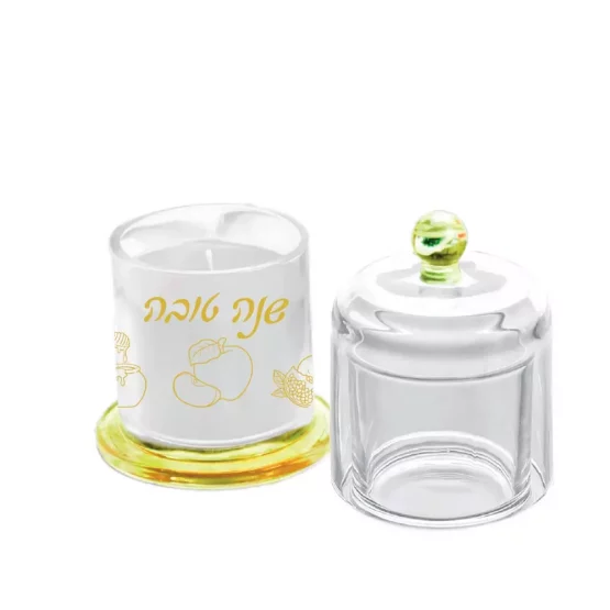 Bougeoir cloche dorée Shana Tova – Image 3