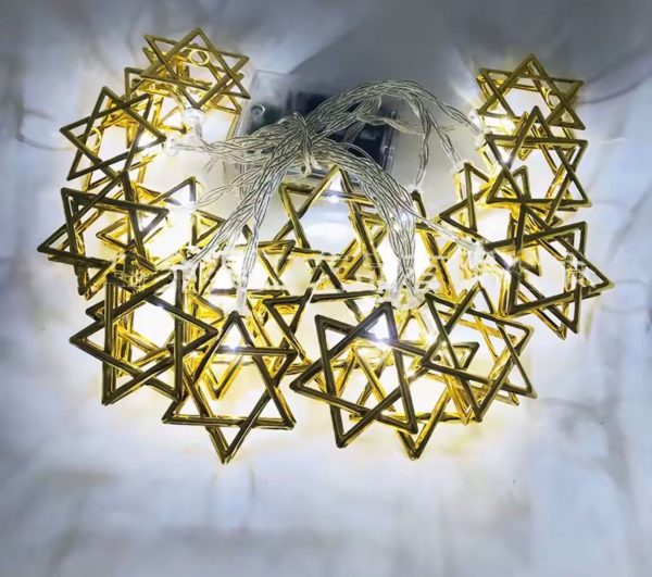GUIRLANDE LUMINEUSE MAGUEN DAVID DOREE
