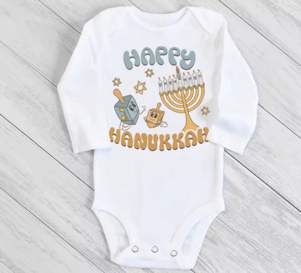 BODY BÉBÉ "HAPPY HANNUKKAH"