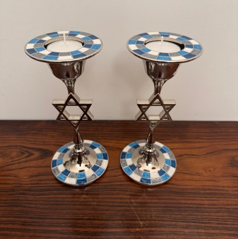 IMG_5335 Bougeoir de Shabbat ✡ Maguen David ✡