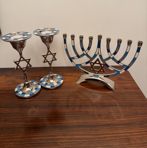 IMG_5338 Bougeoir de Shabbat ✡ Maguen David ✡