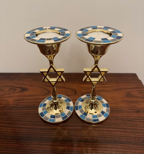 IMG_5342 Bougeoir de Shabbat ✡ Maguen David ✡