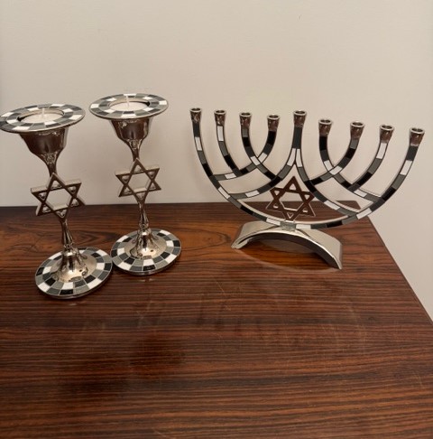 IMG_5349 Bougeoir de Shabbat ✡ Maguen David ✡