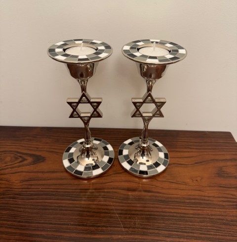 IMG_5350 Bougeoir de Shabbat ✡ Maguen David ✡