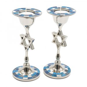 Bougeoir de Shabbat ✡ Maguen David ✡