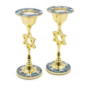 Bougeoir de Shabbat ✡ Maguen David ✡