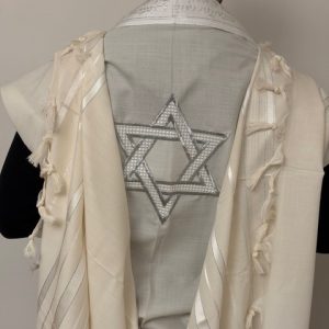 Talith Gadol avec broderie Maguen David ✡