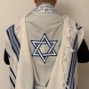 Talith Gadol avec broderie Maguen David ✡