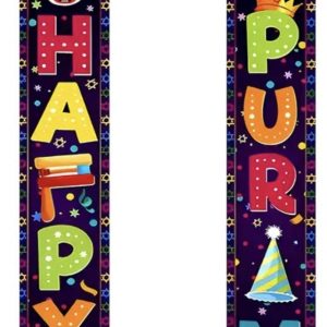 Bannière de porte Happy Purim