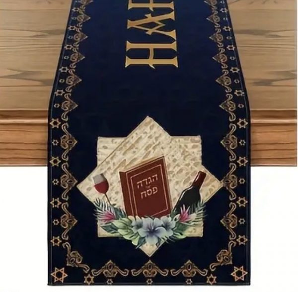 Ensemble  chemin de table + 6 sets de table