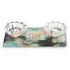 82724 Bougeoir de Shabbat en verre