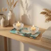 82724_11 Bougeoir de Shabbat en verre