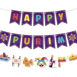 Banderole Happy Pourim