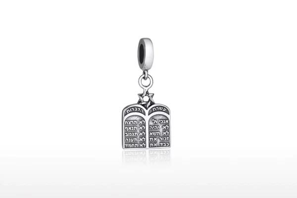 Charms argent 10 commandements