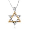 Pendentif Maguen David Argent et Plaqué Or