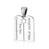 Pendentif Argent 10 commandements