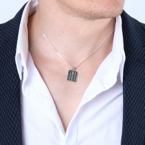 Pendentif Argent 10 commandements