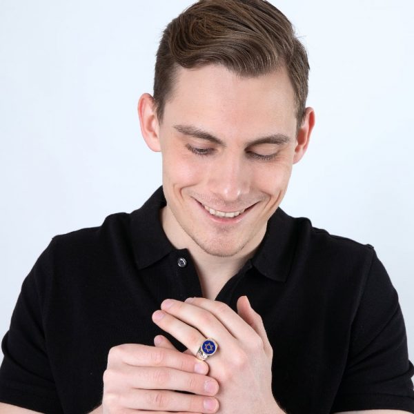 Bague Argent étoile de David