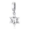 Charms Argent Maguen David et Haï