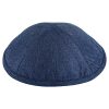 Kippa tissus bleu marine