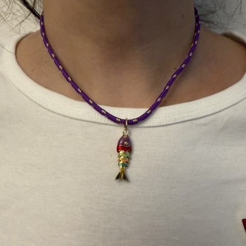 collier poisson ( 6 couleurs)