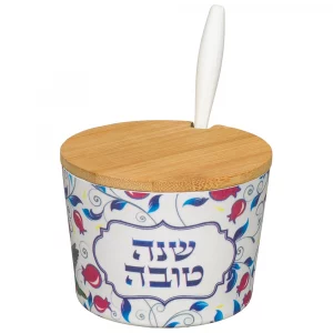 Pot pour le Miel en fibre de Bambou